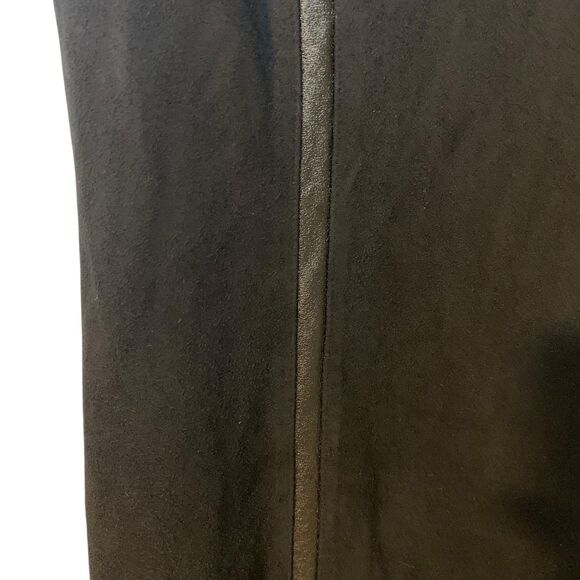 J Mclaughlin Womens Black Dominique Faux Suede Sleeveless Sheath Dress XS Party - Picture 2 of 8